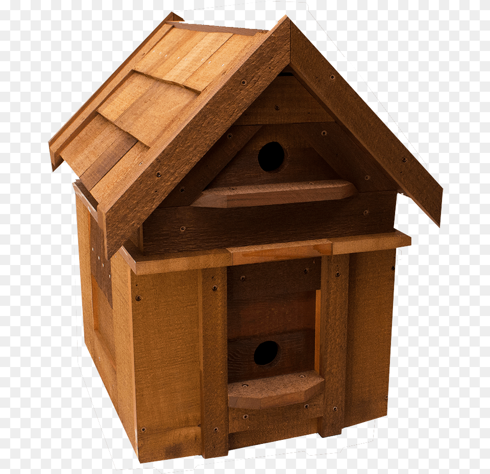 Larger Red Cedar Birdhouse House, Wood, Dog House, Mailbox Free Png