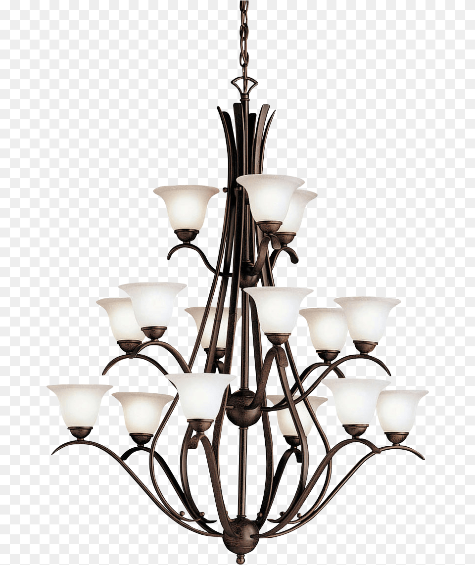 Larger View Rollover To Zoom Kichler Lighting 2523tz 15 Light Dover Chandelier, Lamp Free Png Download