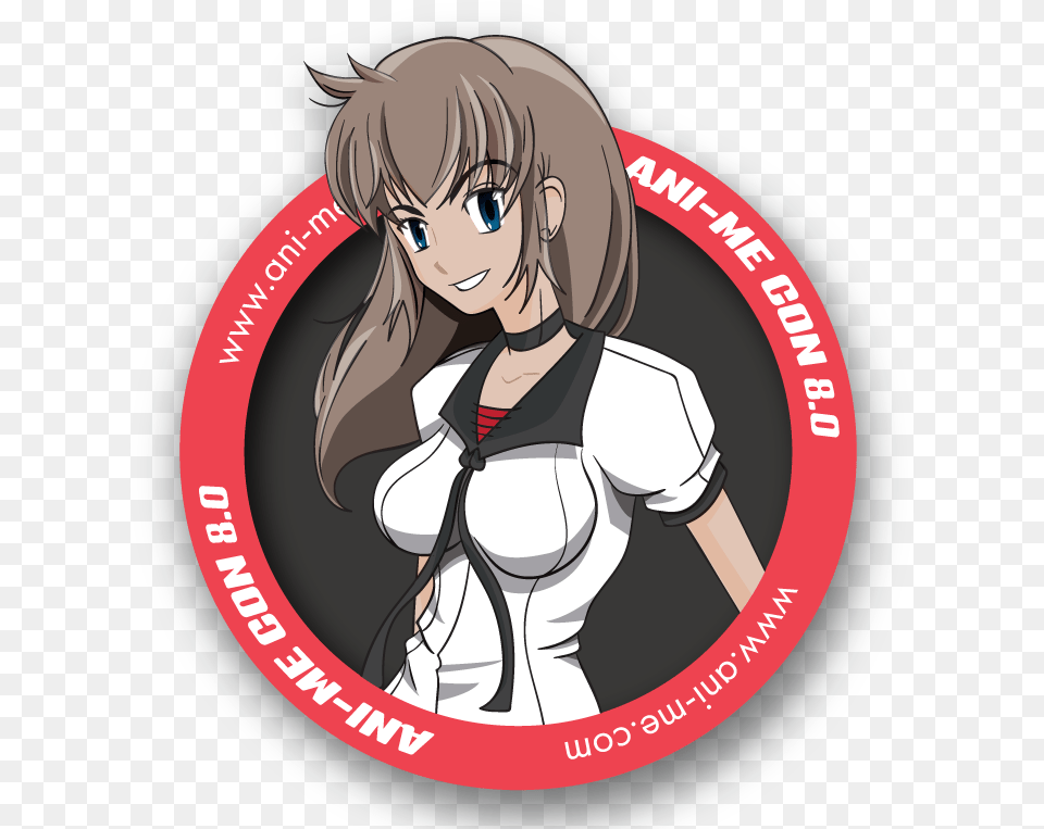 Largest Anime Convention In The Central Valley Anime Gaming Logo, Book, Comics, Publication, Person Free Png