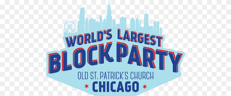 Largest Block Party University Of Illinois At Chicago, Logo, City, Text, Architecture Free Png Download