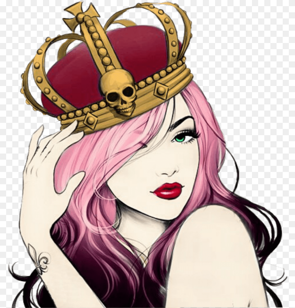 Largest Collection Of Free To Edit Qween Stickers On King Queen Art, Accessories, Person, Jewelry, Female Png