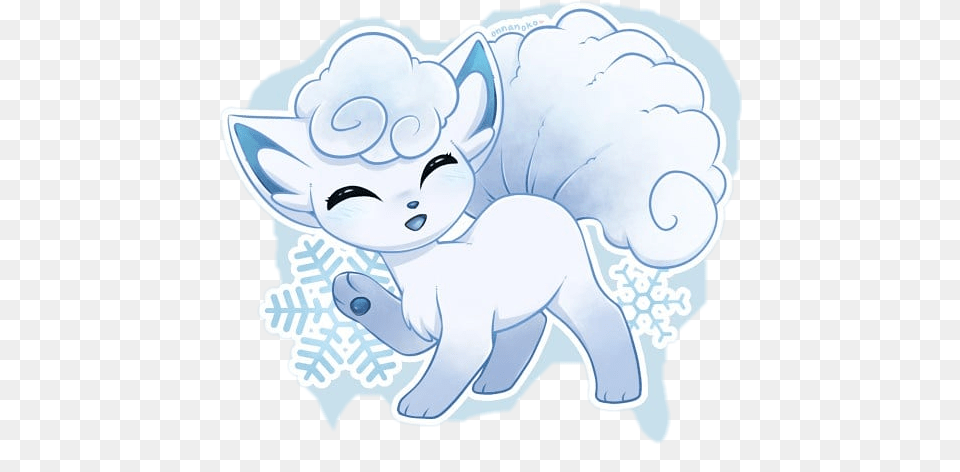Largest Collection Of Free Toedit Vulpix Stickers Sticker Kawaii De Pokemon, Ice, Outdoors, Nature, Baby Png
