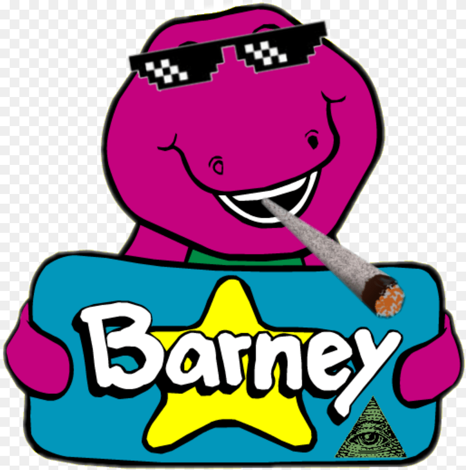 Largest Collection Of To Edit Barney Stinson Stickers Barney Baby Bop Book, Sticker, Dynamite, Weapon Free Png Download