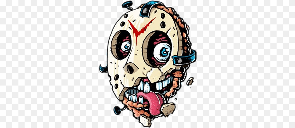 Largest Collection Of To Edit Jasonvoorhees Stickers, Art, Cream, Dessert, Food Free Png