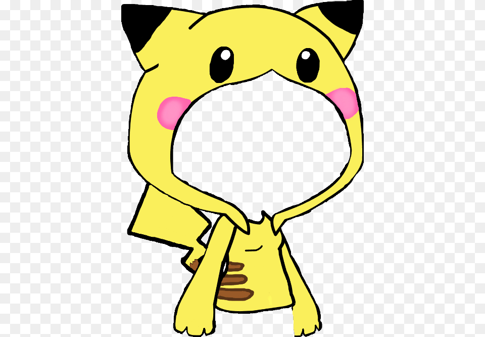 Largest Collection Of To Edit Pikachu The Titan Gacha Edits Cute Hoodie, Baby, Person Png Image