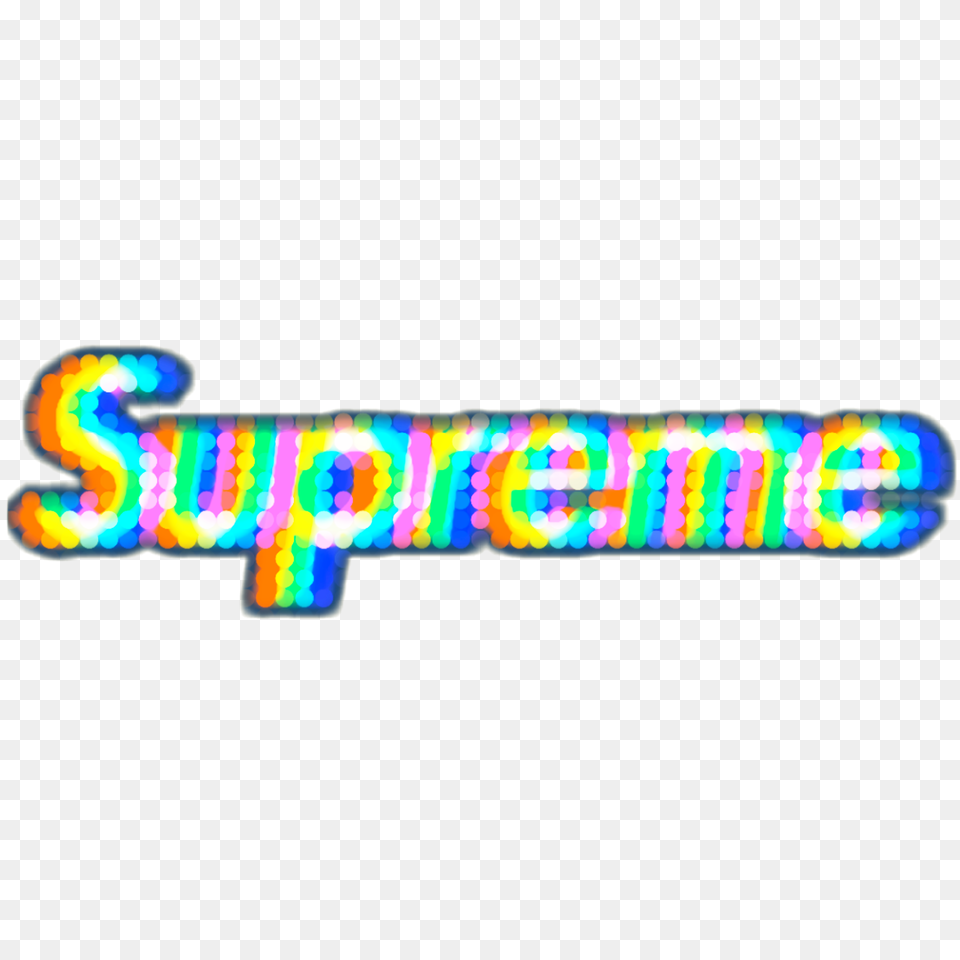 Largest Collection Of To Edit Supreme Stickers, Light, Neon Free Transparent Png