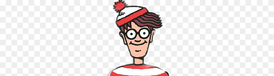 Largest Collection Of To Edit Waldo Stickers, Clothing, Face, Hat, Head Png