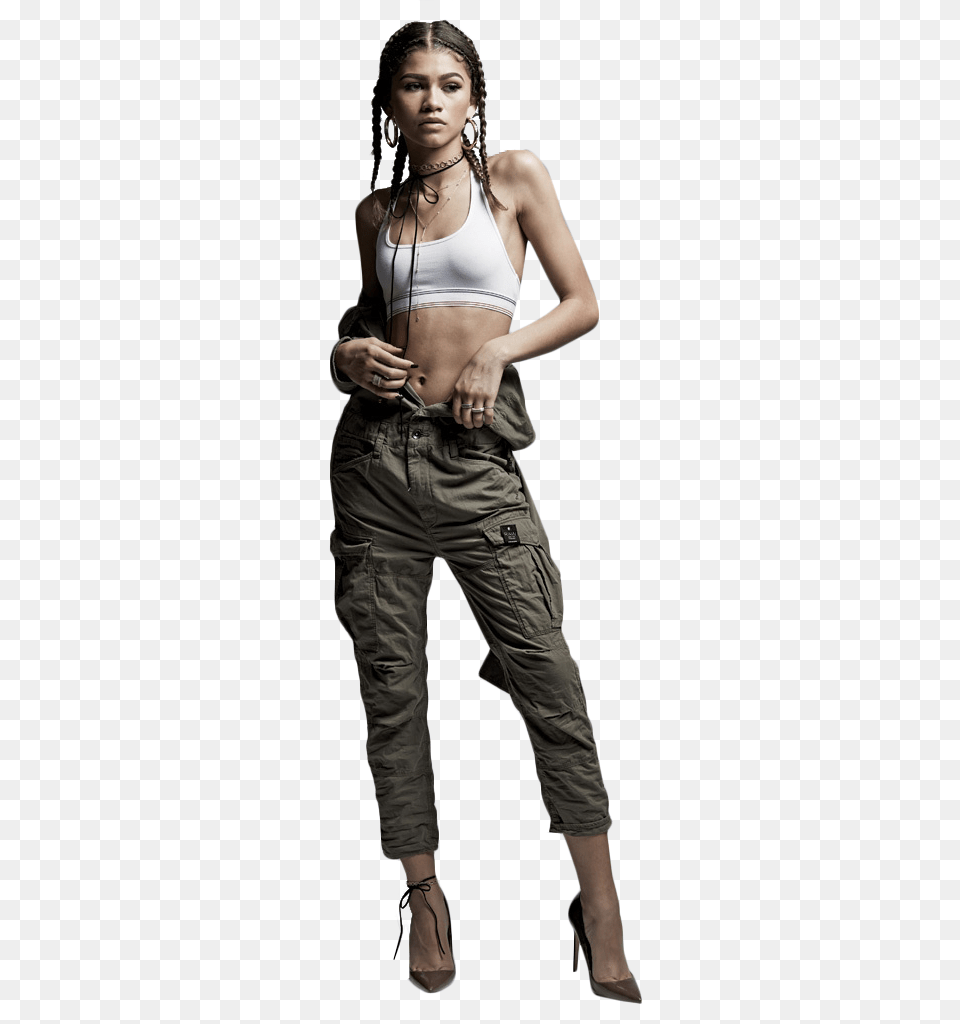 Largest Collection Of To Edit Zendaya Coleman Stickers, Clothing, Pants, Adult, Female Free Png