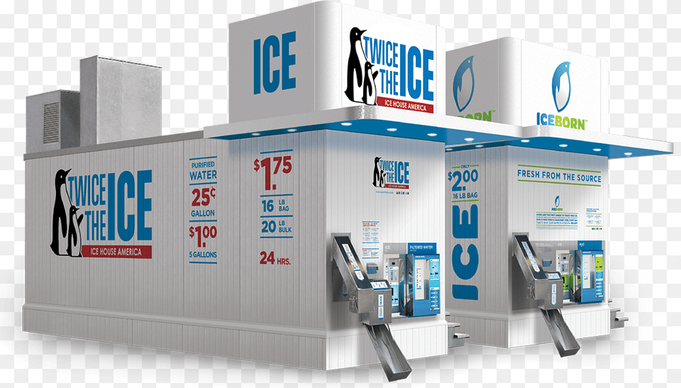 Largest Ice Capacity Ice House America, Machine, Animal, Bird, Kiosk Free Png