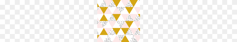 Lark Tee Triangle Wholecloth Pale Pink Gold Bw Dots, Pattern, Chess, Game Free Png