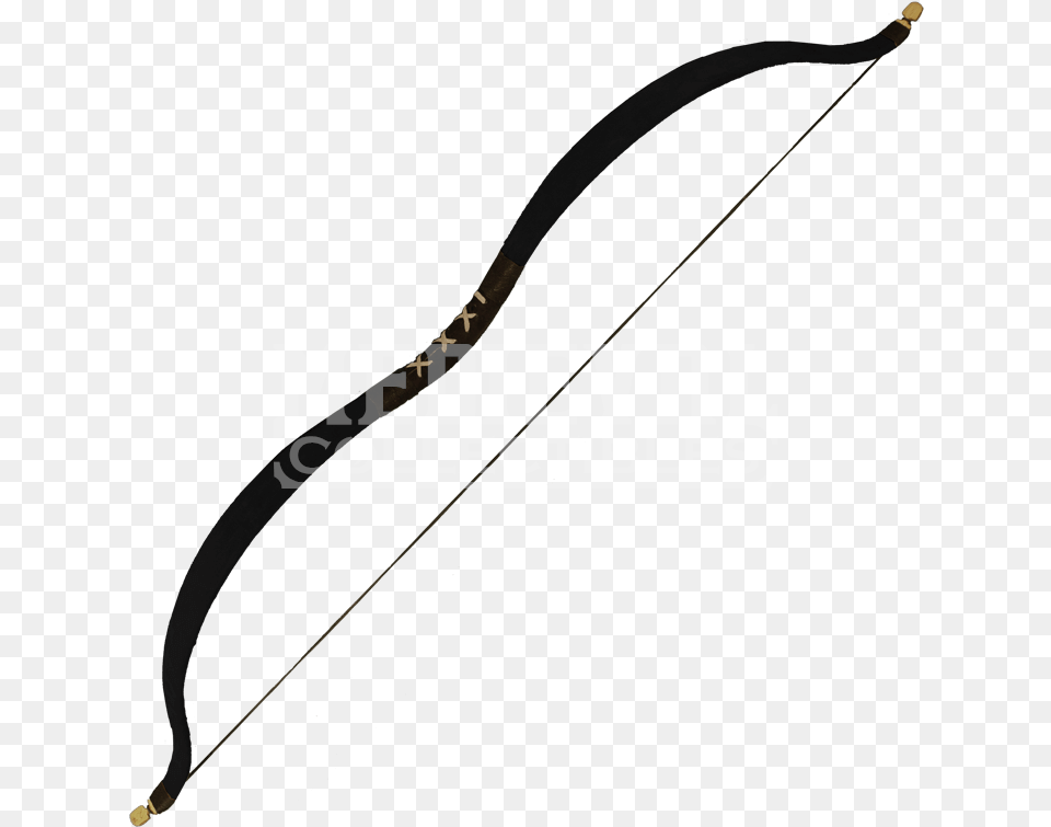 Larp Bow Bow And Arrow English Longbow Recurve Bow Larp Bow, Weapon Free Png Download