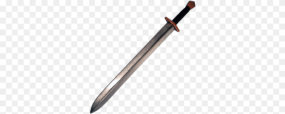 Larp Simple Medieval Sword Short Sword, Weapon, Blade, Dagger, Knife Free Png Download