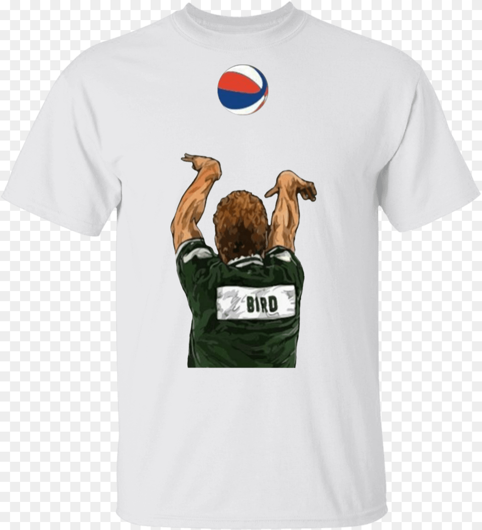 Larry Bird Boston Celtics T Shirt 3 Point Contest U2013 Alezi, Clothing, T-shirt, Adult, Male Png Image