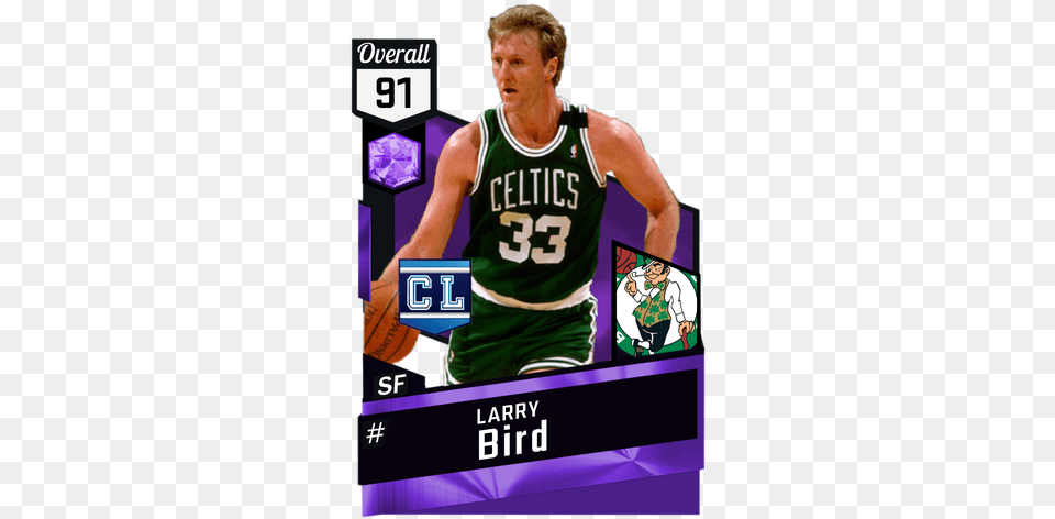 Larry Bird Jimmer Fredette Nba 2k, Adult, Person, Man, Male Png