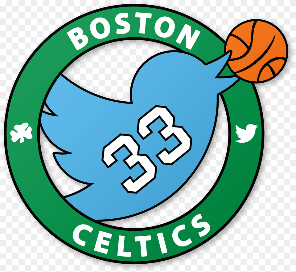 Larry Bird Twitter Logo Celtics Logo Png Image
