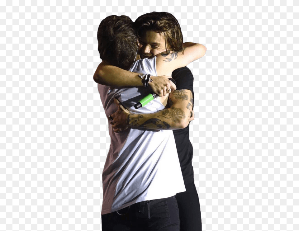 Larry Harry Styles And Louis Tomlinson Larry Stylinson Aesthetic Lockscreen, Hugging, Person, Skin, Tattoo Free Png Download