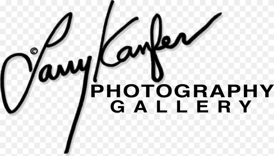 Larry Kanfer Photography Gallery Logo Photography Hd White, Handwriting, Text, Signature Png Image