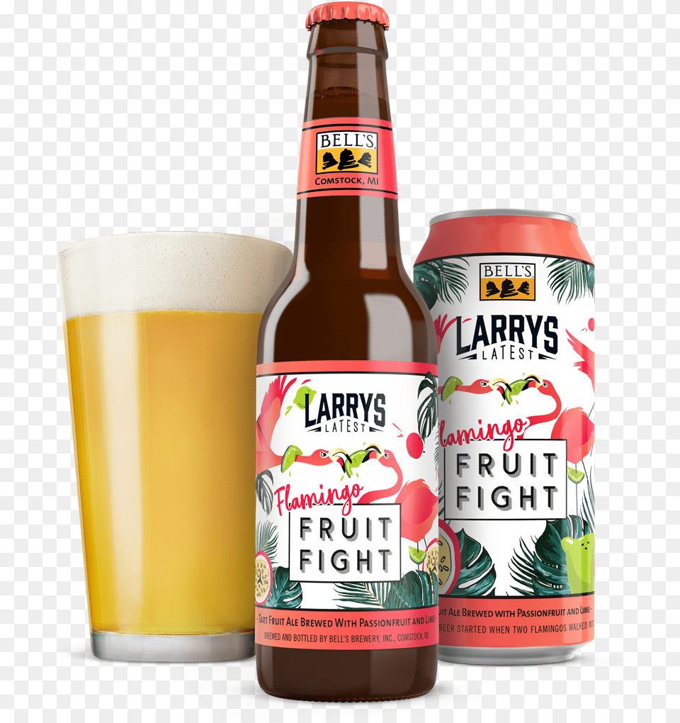 Larry S Latest Flamingo Fruit Fight Bells Flamingo Fruit Fight, Alcohol, Beer, Lager, Beverage Png