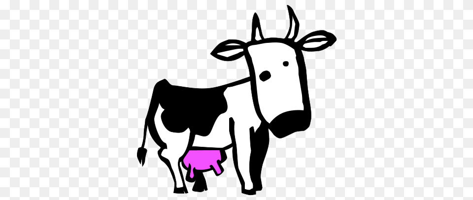 Larry The Cow Full Udder, Animal, Cattle, Livestock, Mammal Free Png