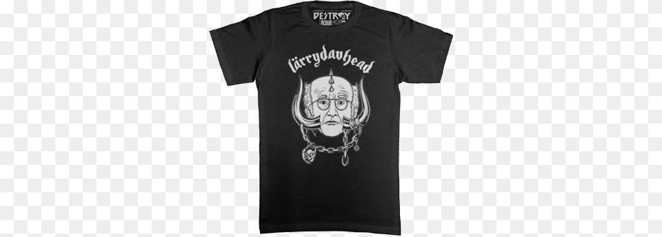 Larrydavhead T Shirt From Shirts And Destroy Larry David Motorhead T Shirt, Clothing, T-shirt Png