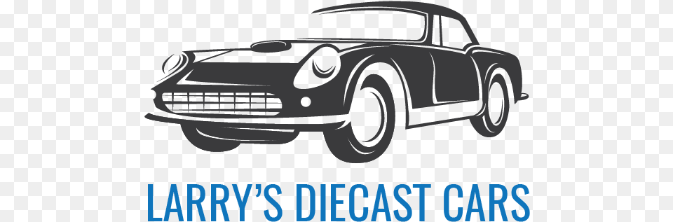 Larrys Diecast Cars Logo Logo Diecast, Car, Coupe, Sports Car, Transportation Free Png