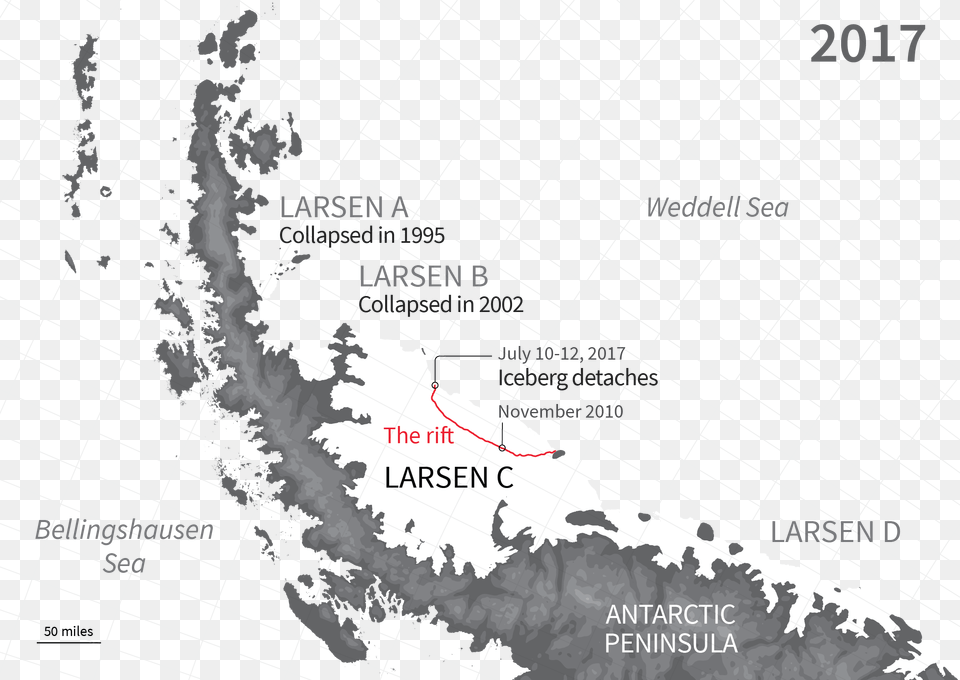 Larsen C Ice Shelf Break, Chart, Plot, Vegetation, Plant Free Transparent Png