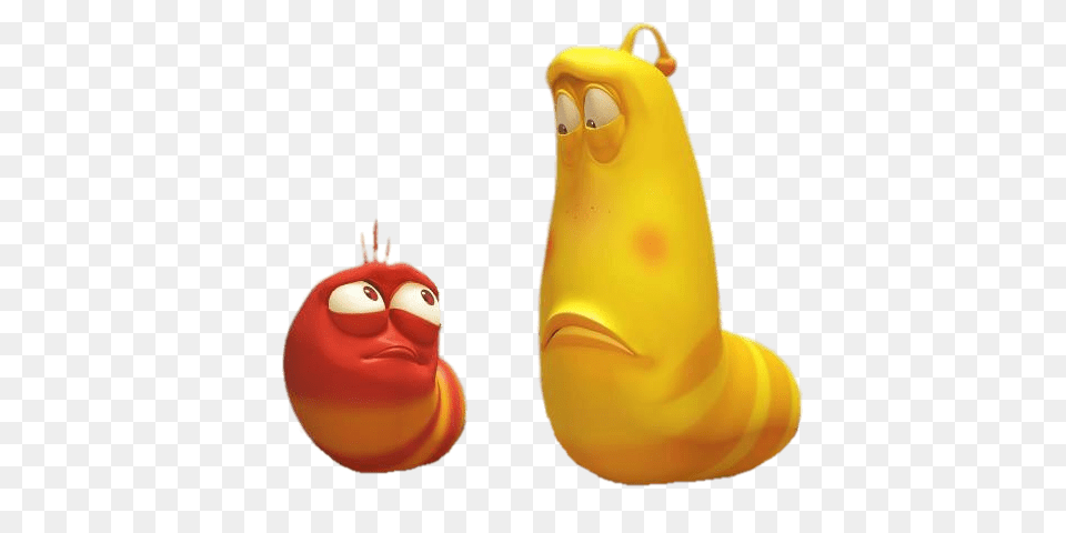 Larva Red And Yellow Looking Disappointed Free Png