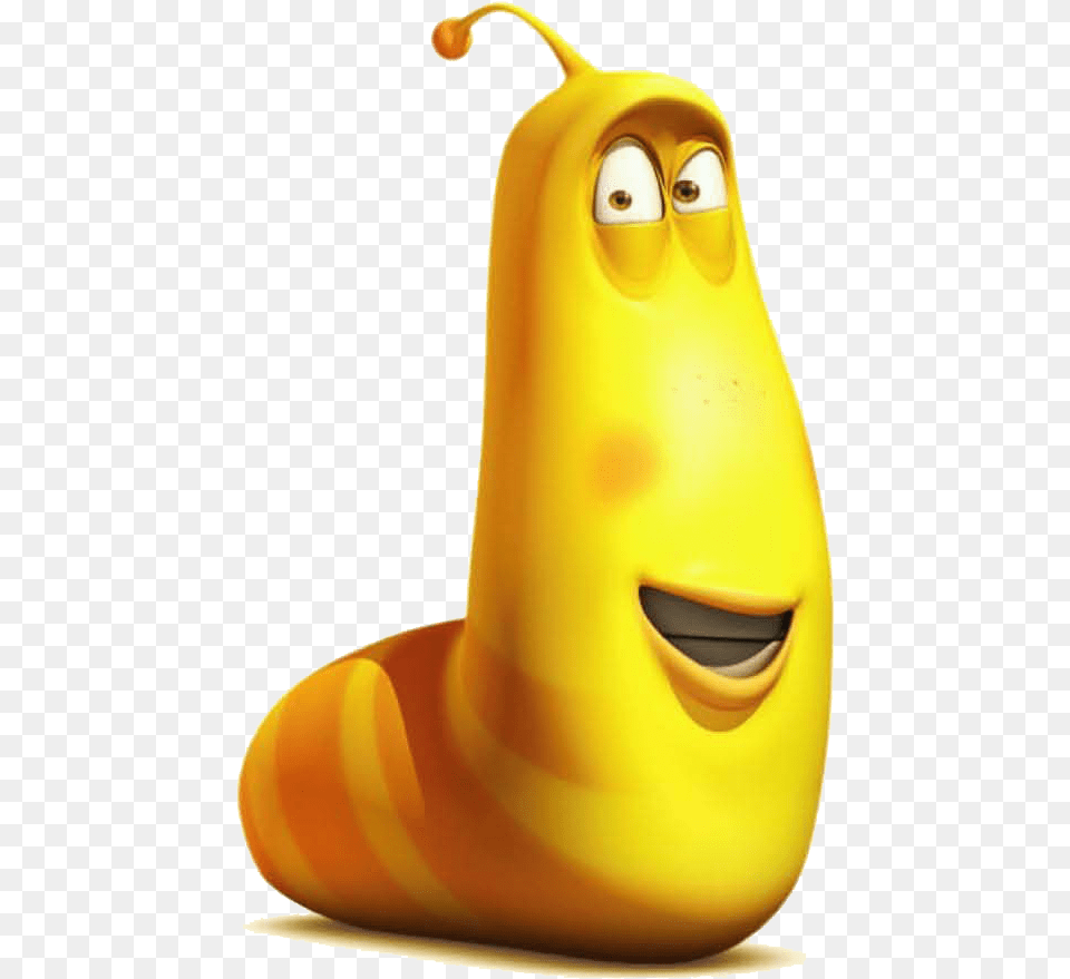 Larva Yellow Smiling Larva, Food, Fruit, Plant, Produce Png