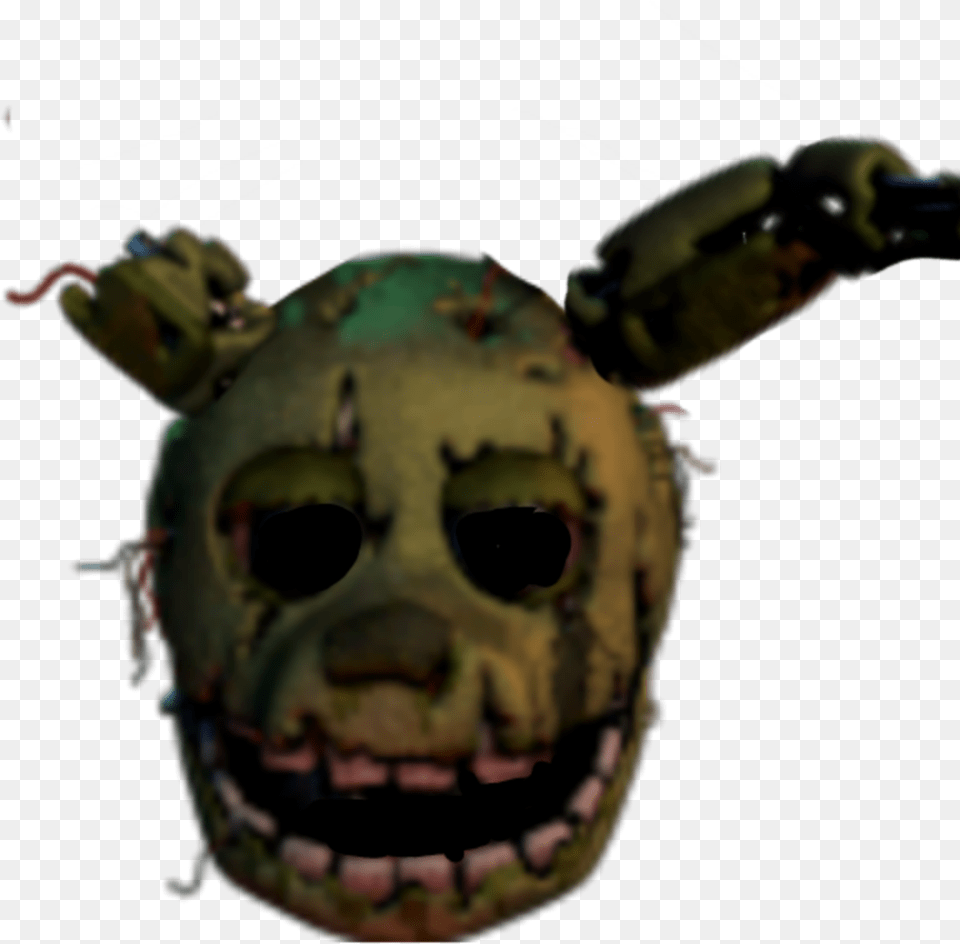 Las Mascara De Springtrap Springtrap Cara, Face, Head, Person Png Image