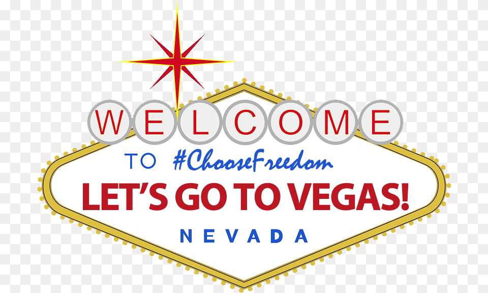 Las Vegas Giveaway Sign Welcome To Las Vegas Sign, Symbol, First Aid, Logo Png