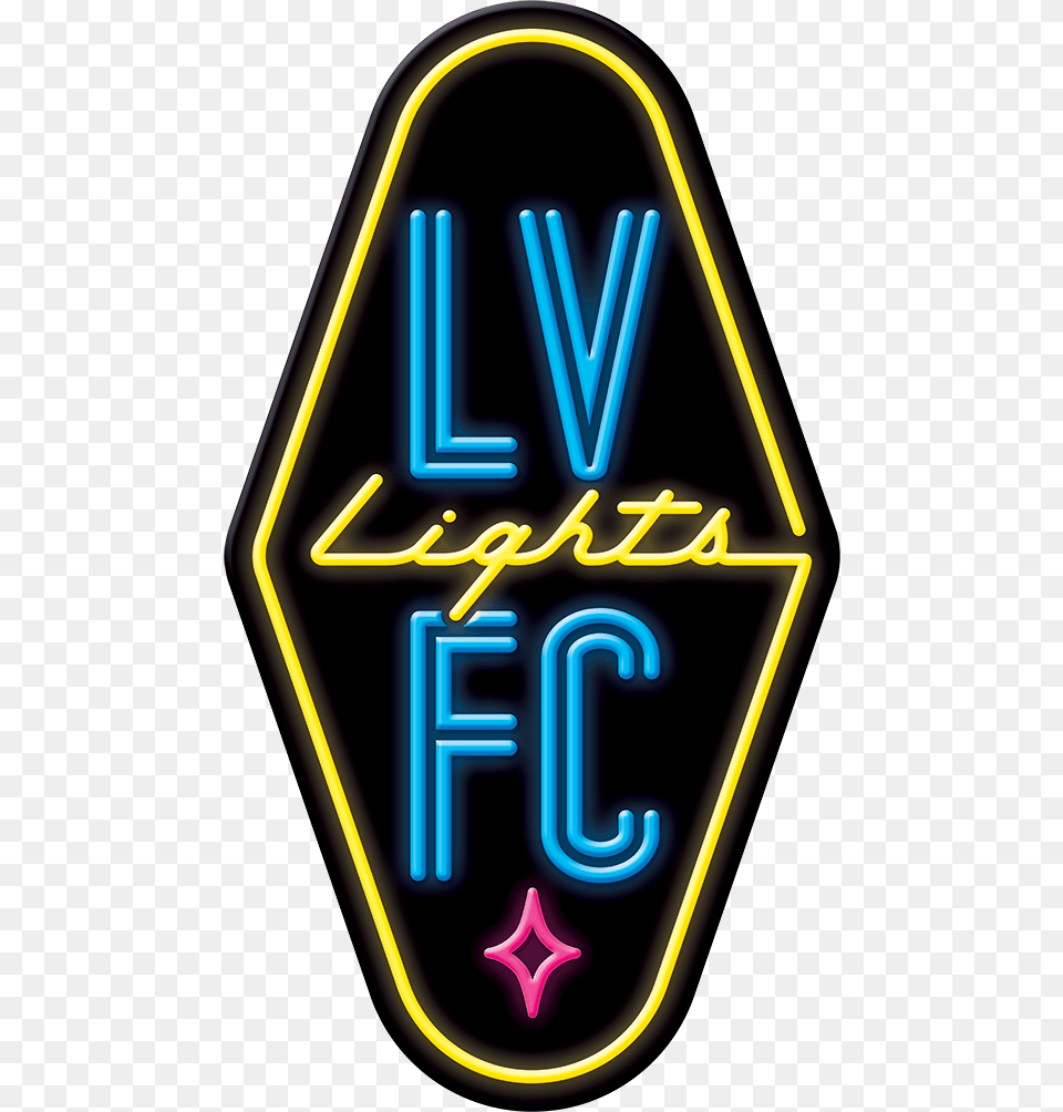 Las Vegas Lights Fc Neon Sign Glass Tube Neon Light For Sale, Logo Free Transparent Png