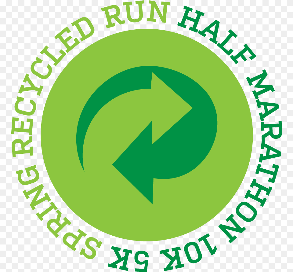 Las Vegas Recycled Run April Flatirons Events Half Circle, Logo, Symbol, Recycling Symbol Png