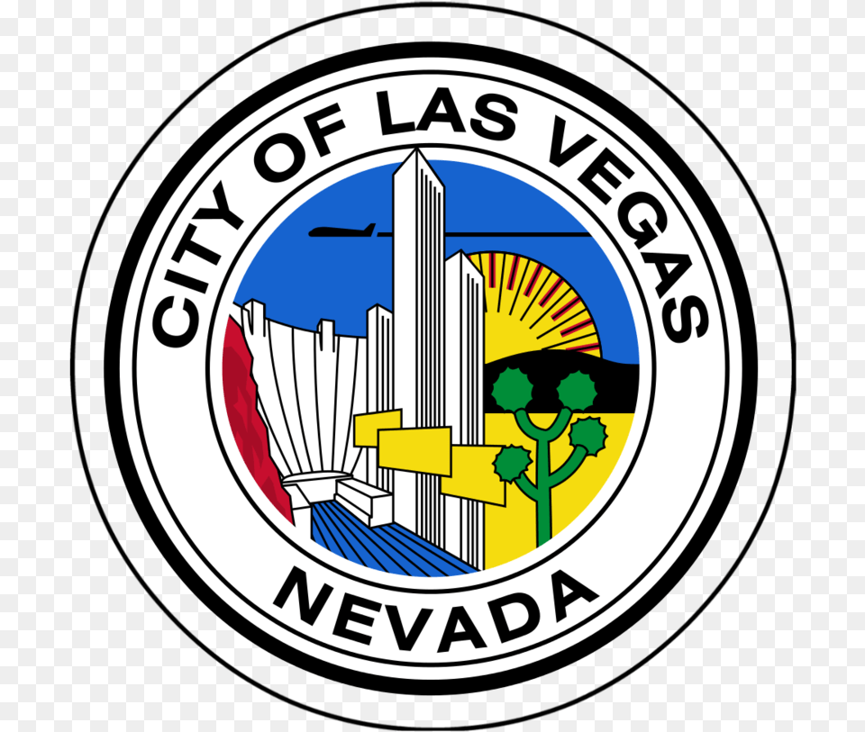 Las Vegas Seal City Of Las Vegas, Emblem, Logo, Symbol, Architecture Free Transparent Png