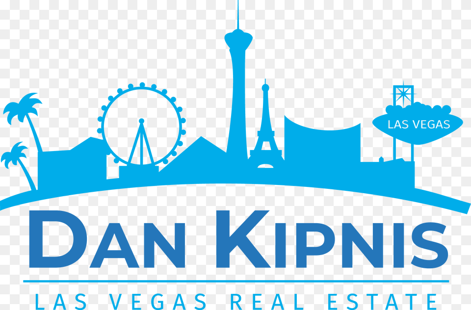 Las Vegas Skyline, Advertisement, Poster, Logo, Turquoise Free Png Download