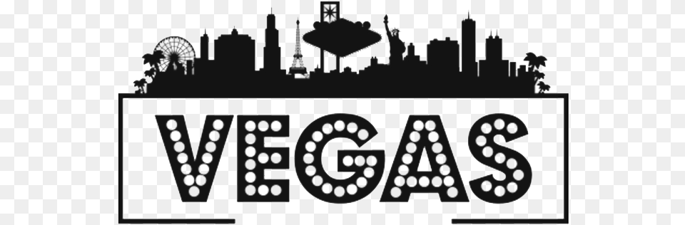 Las Vegas Skyline Background, Text, Number, Symbol Free Png