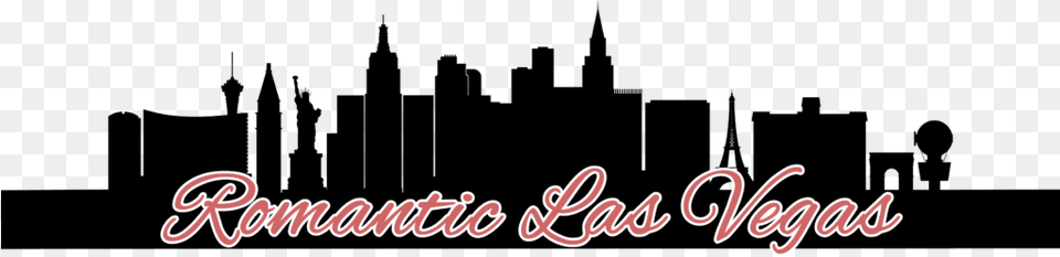 Las Vegas Skyline Silhouette, Text, Logo Free Transparent Png