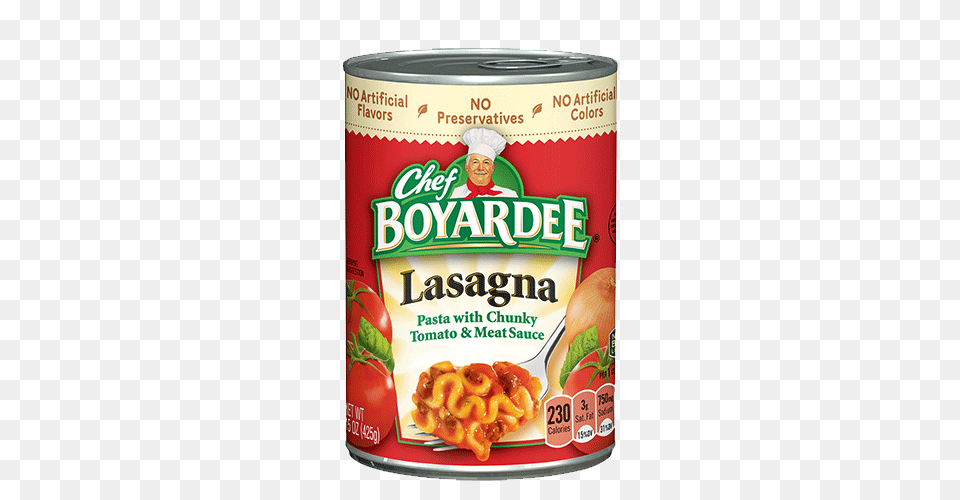 Lasagna Can Chef Boyardee, Aluminium, Tin, Canned Goods, Food Free Png Download