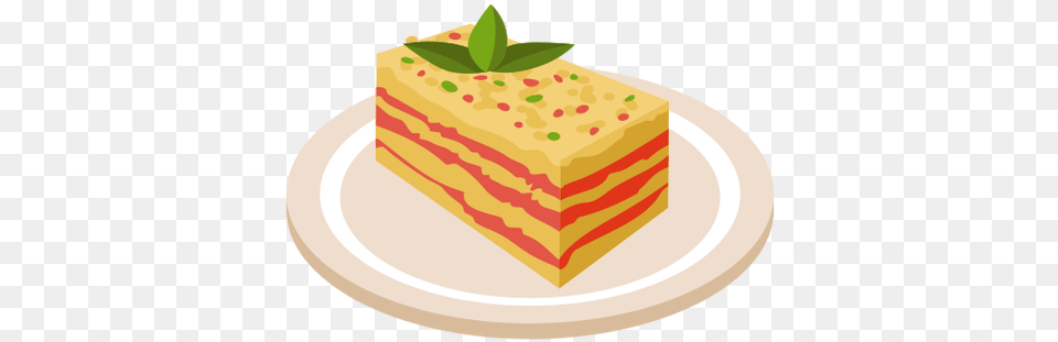 Lasagna Italian Meal Illustration Kuchen, Birthday Cake, Sliced, Knife, Food Free Png