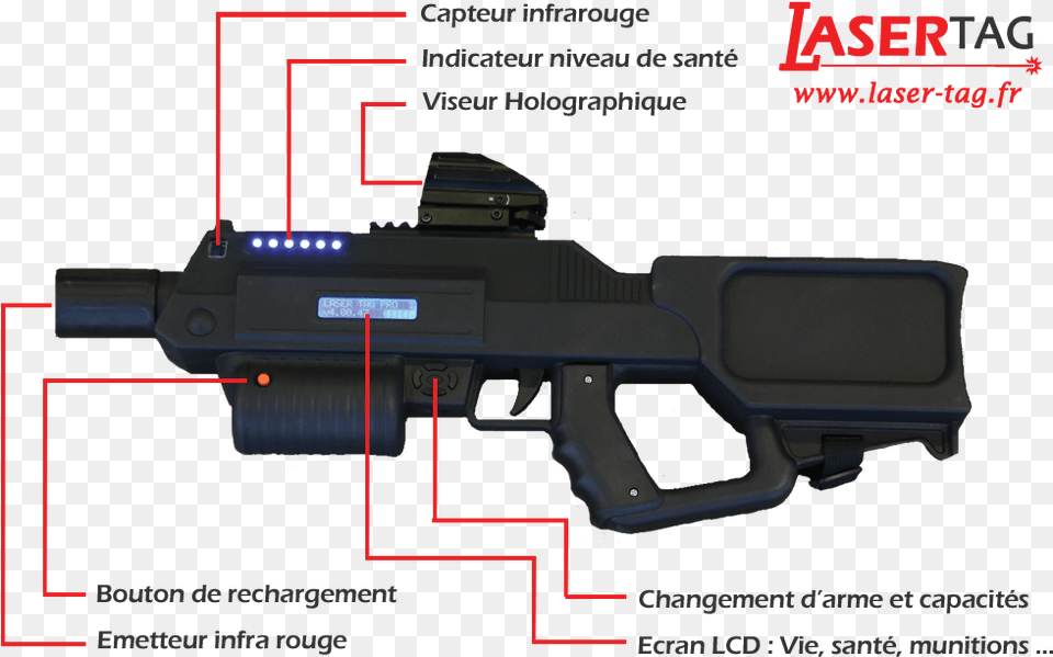 Laser Assault Rifle, Firearm, Gun, Weapon, Handgun Free Transparent Png