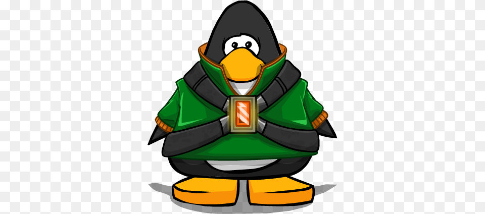 Laser Beam Costume From A Player Card Club Penguin Water Wings, Clothing, Coat, Device, Grass Png Image