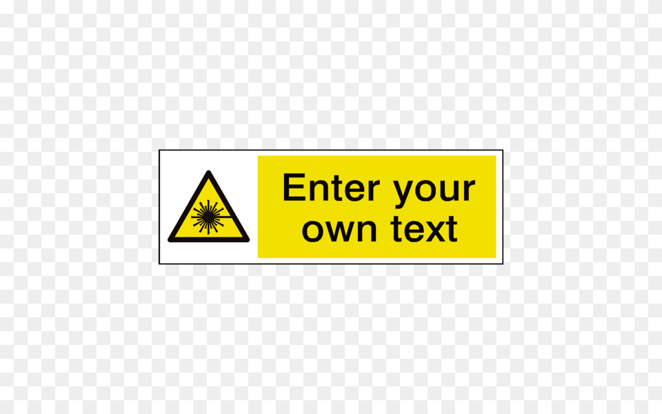 Laser Beam Custom Sign Pvc Safety Signs, Symbol, Triangle Png Image