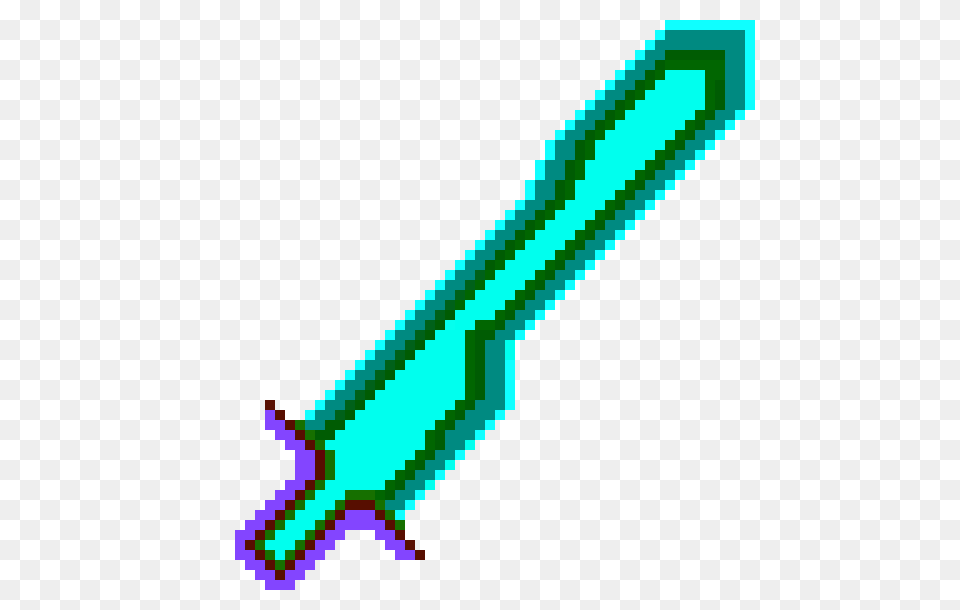 Laser Beam Sword Pixel Art Maker, Weapon, Ammunition, Missile Free Png Download