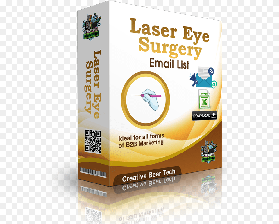 Laser Eye Surgery Email List Graphic Design, Advertisement, Poster, Box, Qr Code Free Png