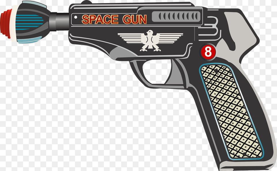 Laser Gun Clipart, Firearm, Handgun, Weapon Png