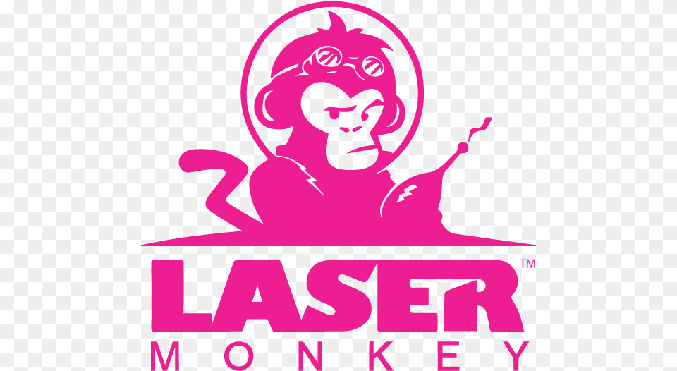 Laser Monkey Mankey, Purple, Advertisement, Poster, Logo Free Png Download