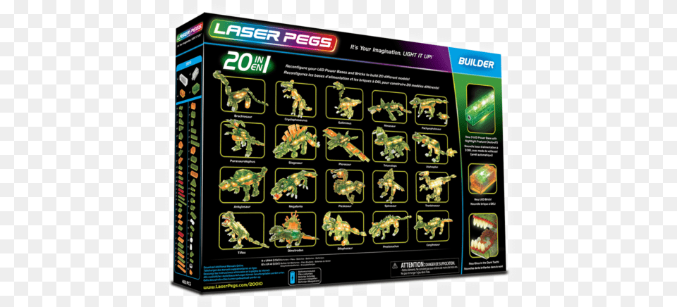 Laser Pegs 20 In 1 T Rex, Person Free Png