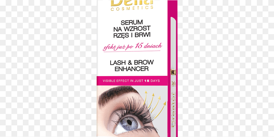Lash Amp Brow Enhancer Serum Delia Cosmetics Lash And Brow Growth, Book, Publication, Person Png