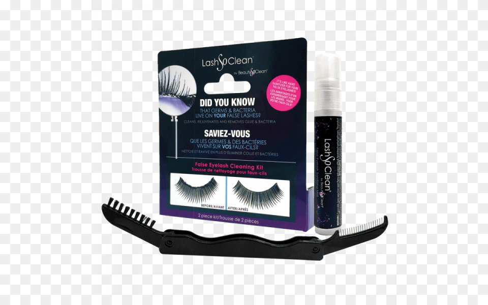 Lash So Clean False Eyelash Cleaning Kit, Cosmetics, Blade, Razor, Weapon Free Transparent Png