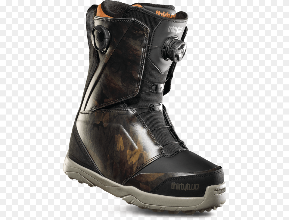 Lashed Double Boa Blackcamo 2019 Thirtytwo Lashed Double Boa Snowboard Boots, Clothing, Footwear, Shoe, Boot Free Png