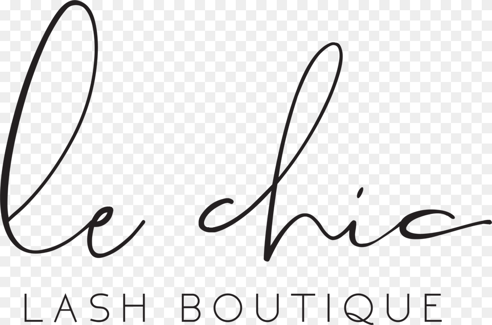Lashes Clipart Le Chic Logo, Handwriting, Text Free Transparent Png